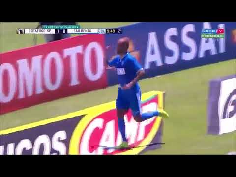 Botafogo SP 1X1 São Bento (HD) - MELHORES MOMENTOS - Paulistao 2019