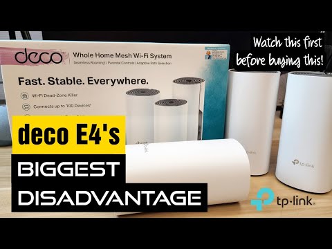 TP-Link Deco E4 Whole Home Mesh Wi-Fi Router System Unboxing, Setup, and Speed Comparison with M4