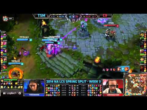 TSM vs Cloud 9 - NA LCS Spring 2014 Highlights