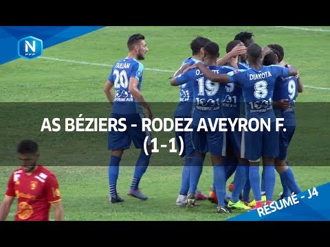 J4 : AS Béziers - Rodez AF (1-1), le résumé
