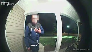 Man pleads for help at stranger&#39;s front door