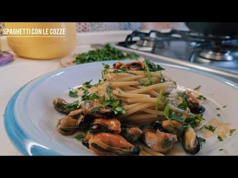 Spaghetti con le cozze in bianco