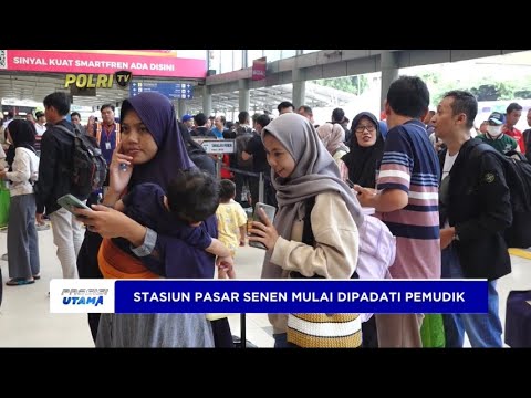 PASAR SENEN DIPADATI PEMUDIK