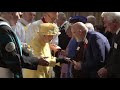 The Queen And Princess Eugenie Attend Maundy Thursday Service
