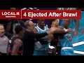 4 Ejected After Brawl In Detroit Pistons Vs Charlotte Hornets Game