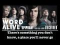 The Word Alive - "Epiphany" (w/ Lyrics) 