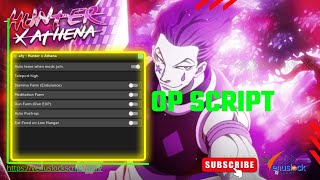 Hunter x Athena Script GUI Roblox - Auto Farm | Working