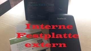 Interne Festplatte zur externen machen! Inateck - Portable HDD Enclosure (Deutsch HD+)