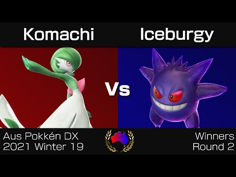 Aus Pokkén DX 2021 Winter 19 - Winners Round 2: Komachi (Gardevoir) vs. Iceburgy (Gengar)