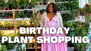 HOUSEPLANT SHOPPING for my Birthday! + plant shopping at a rare plant store
