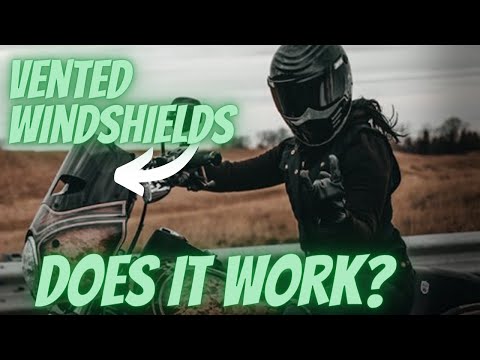 Memphis Shades Vented Windshields - What's the difference? Testing out vented and non vented 13 inch