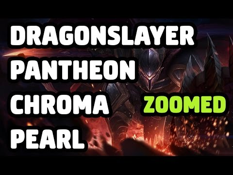 DRAGONSLAYER PANTHEON CHROMA PEARL SKIN ZOOMED SPOTLIGHT - LEAGUE OF LEGENDS