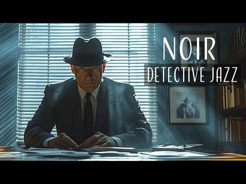 Noir Detective Jazz 🕵️‍♂️💼 Dark Smooth Music for Late-Night Mystery & Moody Moments