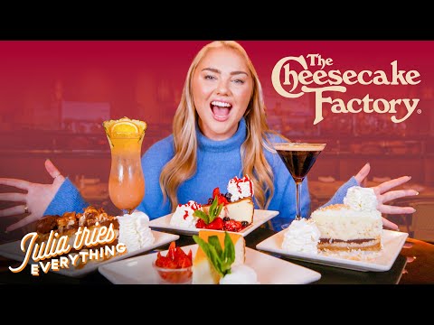 Trying 28 Of The Most Popular Menu Items At The Cheesecake Factory (SERIES FINALE!) | Delish