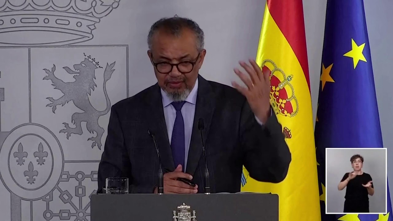 LIVE from Madrid: Media briefing on #hantavirus response with PM Pedro Sanchez and Dr Tedros