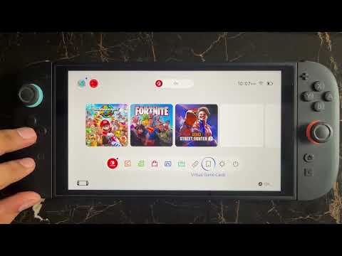 How to link two consoles in order to load virtual game cards in Nintendo Switch 2