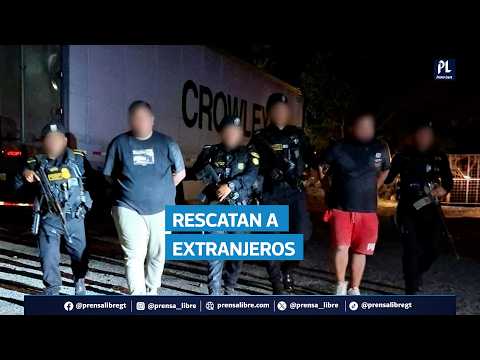 Persecución en El Progreso deja dos presuntos “coyotes” capturados y seis extranjeros rescatados