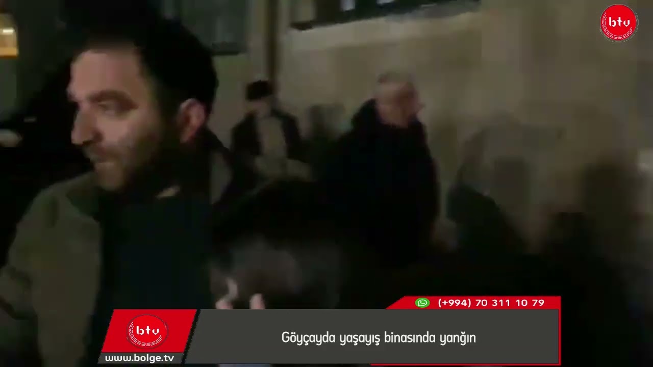 Göyçayda yaşayış binasında yanğın