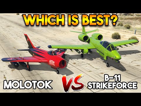 GTA 5 ONLINE : V-65 MOLOTOK VS B-11 STRIKEFORCE (WHICH IS BEST?)