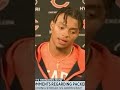Justin Fields on loss to Packers: "It hurts more in the locker room than the Bears fans" #shorts