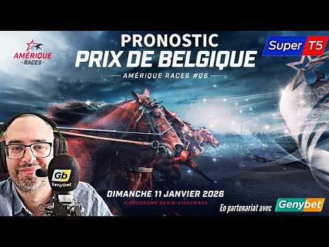 🔴 Pronostic Quinté / Super Top5 Dimanche 11 Janvier 2026. Vincennes 🔴 Prix de Belgique Q6