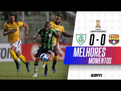 Gols e lances de América-MG x Barcelona - EQU
