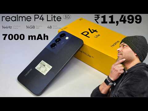 Thumbnail for Realme P4 Lite 5G Unboxing | Review | Camera | Price | 7000 mAh Titan Battery || Full Details