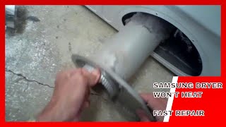 Samsung Dryer Won’t Heat - Fast Repair
