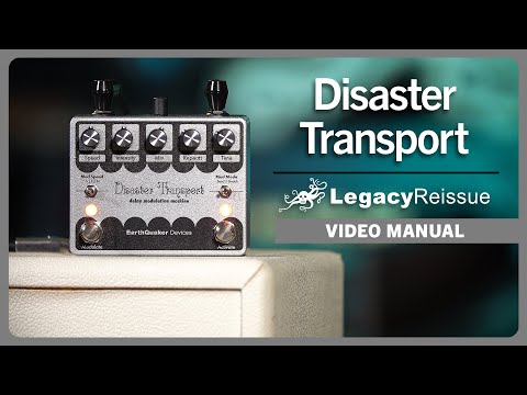 Disaster Transport Delay Legacy Reissue Video Manual | EarthQuaker Devices