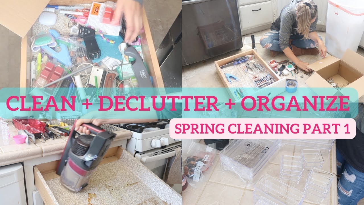 SPRING CLEANING MY KITCHEN PART 1 || DECLUTTERING & ORGANIZING WITH LIFEWIT