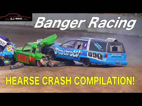 Best of Hearses Banger Racing Crash Compilation