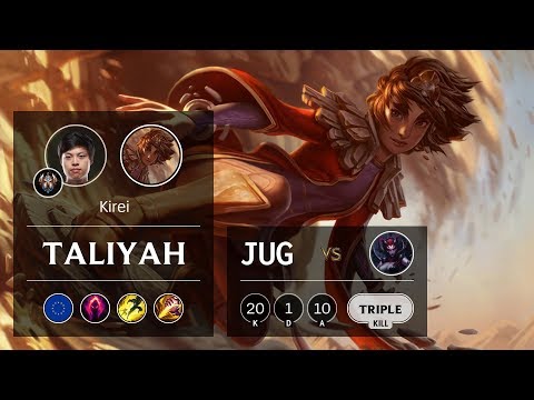 Taliyah Jungle vs Elise - EUW Challenger Patch 9.20