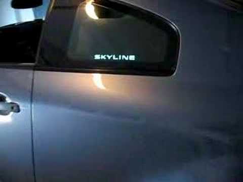 G35 Coupe Skyline EL Tape Logo