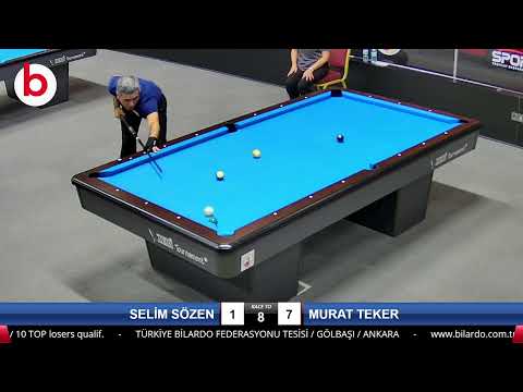 SELİM SÖZEN & MURAT TEKER Bilardo Maçı - 