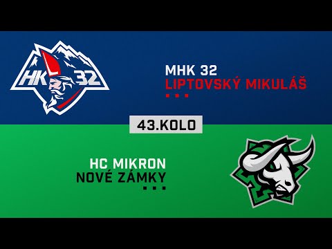 43.kolo MHK 32 Liptovský Mikuláš - HC Nové Zámky HIGHLIGHTS