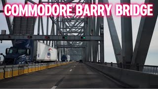 TAKE I-95 SOUTHBOUND FROM PHL TO COMMODORE BARRY BRIDGE 