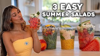 Weight Loss Made EASY: 3 Summer Salads with Homemade Dressings 🥗💪