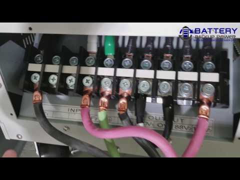 Wiring a 6 kva 10 kva 15 kva or 20 kva battery backup power ...