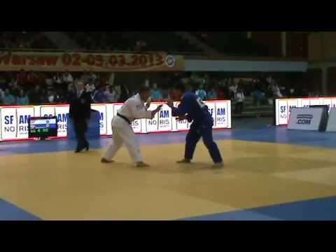 Judo European Open Warsaw 2013: Aigars MILENBERGS (LAT) - Tsogtgerel KHUTAG (MGL) Bronze [-90kg]