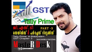 Sales Returns & Purchase Returns With GST In Malayalam | Using Credit Note and Debit Note