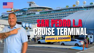 Inside San Pedro Cruise Terminal | World Cruise Center Departure Day