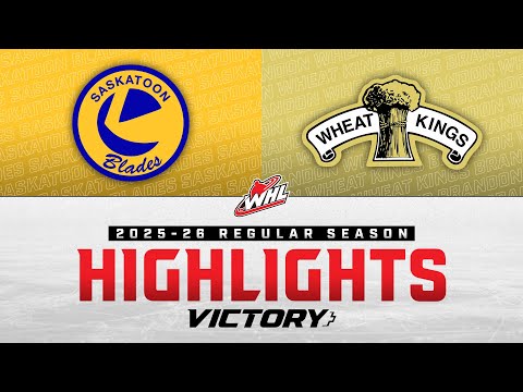 Saskatoon Blades at Brandon Wheat Kings 01/01 | WHL Highlights 2025-26