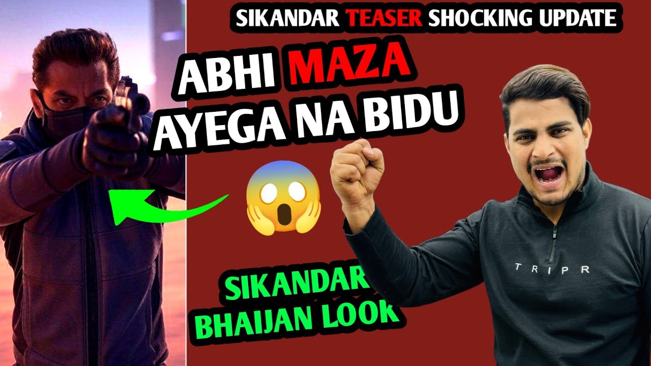 Sikandar Teaser Salman Khan Look Shocking Update | Salman Khan In Mask Look In Sikandar Teaser