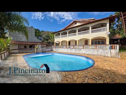 Ampla Casa de Campo para Alugar em Campo Limpo Paulista SP – 4 Dorms (2 Suítes) e Piscina