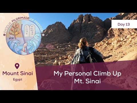 Day 13: My Personal Climb Up Mt. Sinai 📍 Mount Sinai | Exodus: Pilgrimage of Freedom | Magdala