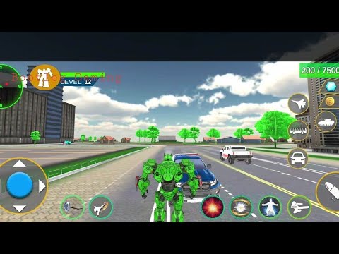 Army Bus Robot Car Games 3D-Android Gameplay