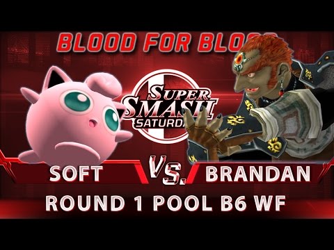 SSS: B4B - Soft (Jigglypuff) vs. Mr. Brandandorf (Ganondorf) - SSBM Round 1 Pool B6 WF - Smash Melee