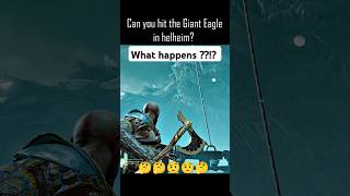 I tried to attack the giant eagle in Helheim !!! - God of War