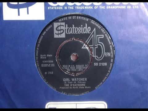 Northern - THE O'KAYSIONS - Girl Watcher - STATESIDE SS 2126 UK 1968 Soul Dancer USA North State ABC