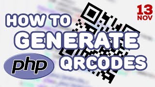 Generating QR Code with PHP using phpqrcode library and save it on the server